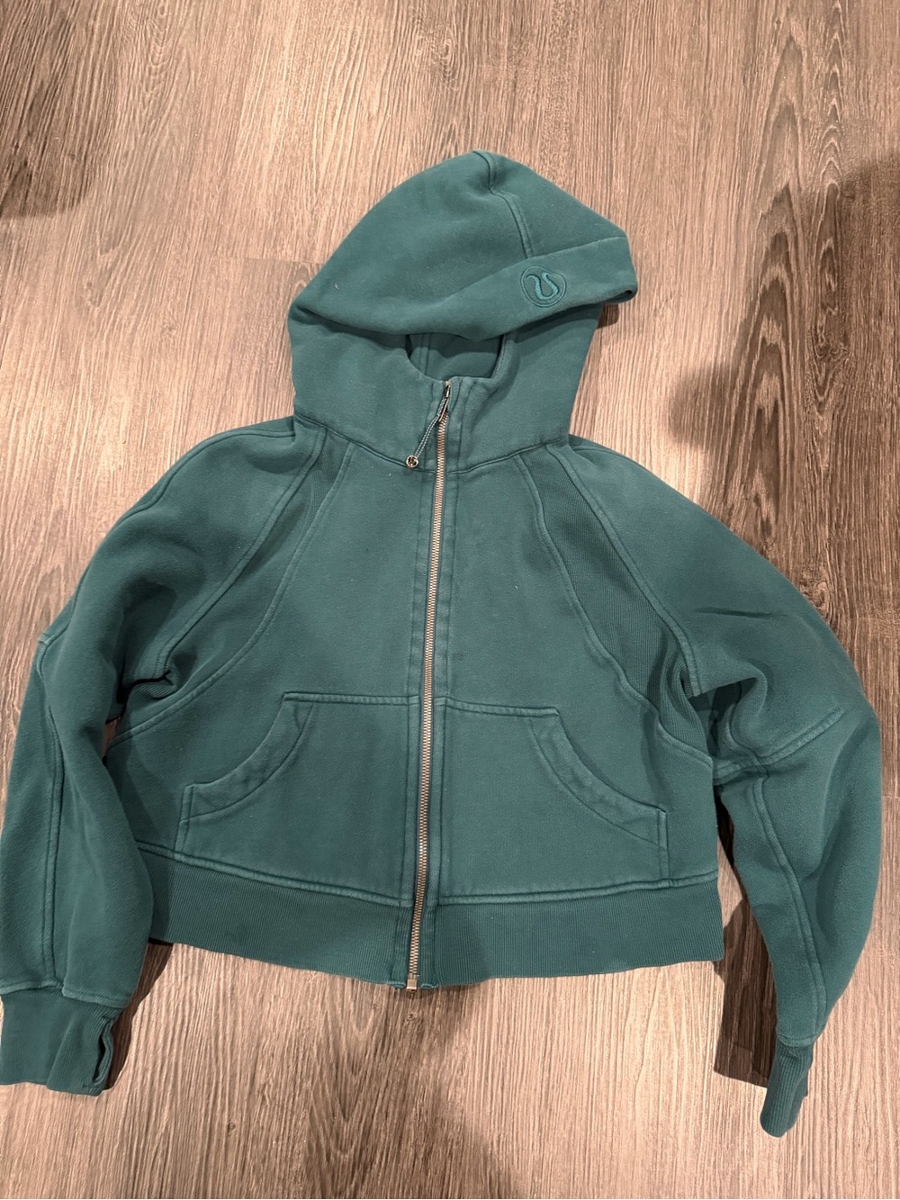 lululemon athletica Teal Full-Zip Hooded Jacket